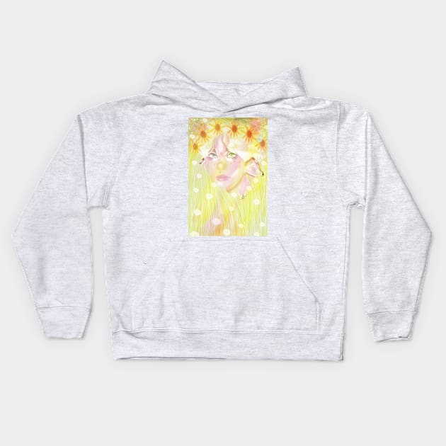 Soft Meadows Kids Hoodie by Taysartt